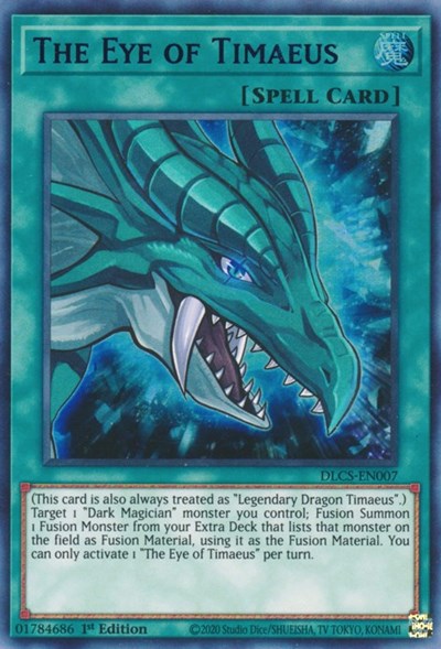 The Eye of Timaeus (Ultra Rare) (Blue) [DLCS-EN007-UR-B]