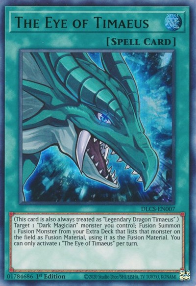 The Eye of Timaeus (Ultra Rare) (Green) [DLCS-EN007-UR-G]