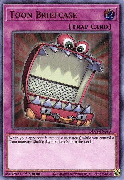 Toon Briefcase (Ultra Rare) (Purple) [DLCS-EN080-UR-P]