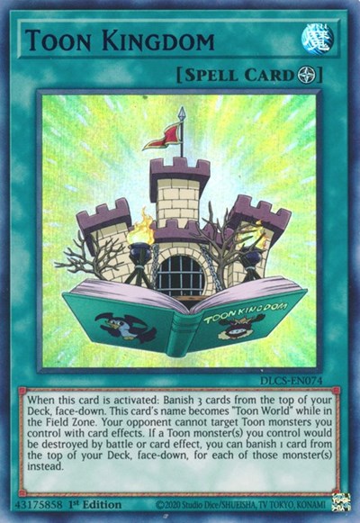Toon Kingdom (Ultra Rare) (Blue) [DLCS-EN074-UR-B]