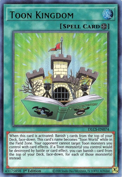 Toon Kingdom (Ultra Rare) (Green) [DLCS-EN074-UR-G]