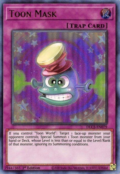 Toon Mask (Ultra Rare) (Green) [DLCS-EN079-UR-G]