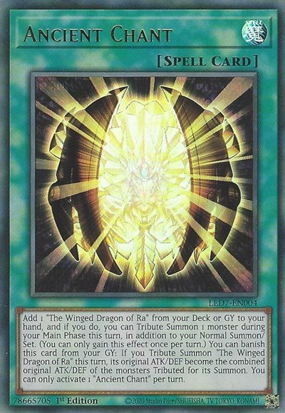 Ancient Chant (Ultra Rare) [LED7-EN004-UR]