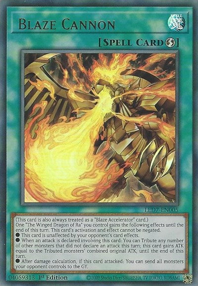 Blaze Cannon (Ultra Rare) [LED7-EN005-UR]
