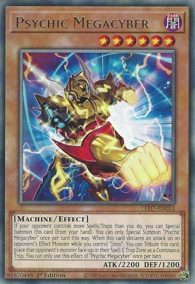 Psychic Megacyber (Rare) [LED7-EN033-R]