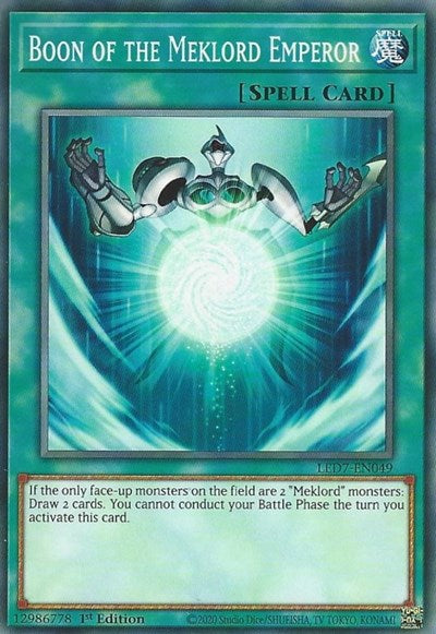 Boon of the Meklord Emperor (Common) [LED7-EN049-C]