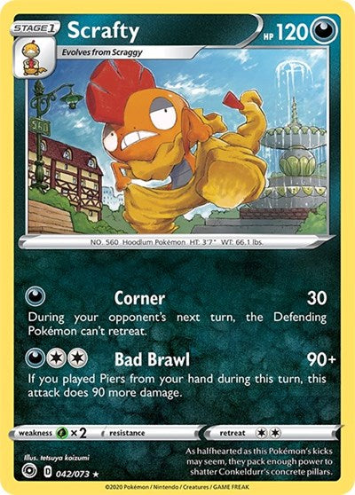 Scrafty - 42/73 (Holo Rare) [CPA-42-HR]