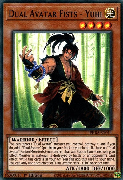 Dual Avatar Fists - Yuhi (Super Rare) [PHRA-EN014-SuR]