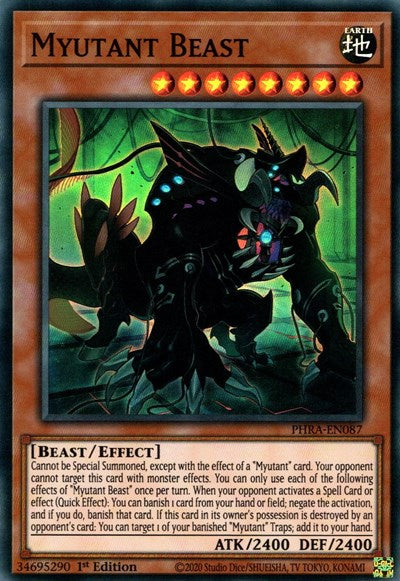 Myutant Beast (Super Rare) [PHRA-EN087-SuR]