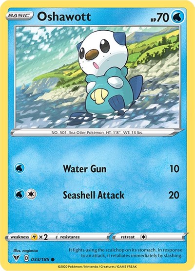 Oshawott - 033/185 (Common) [VIV-033-C]
