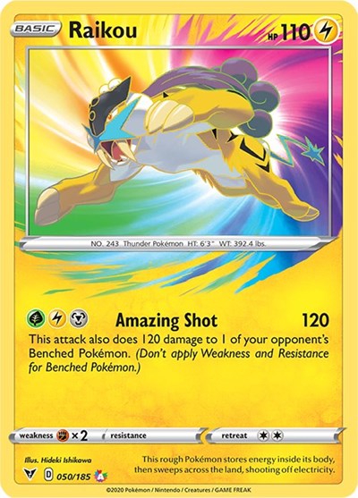 Raikou - 050/185 (Amazing Rare) [VIV-050-AR]