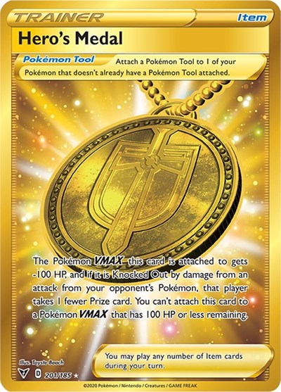 Hero's Medal - 201/185 (Secret Rare) [VIV-201-SR]