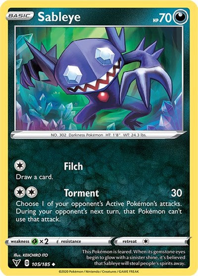 Sableye - 105/185 (Uncommon) [VIV-105-U]