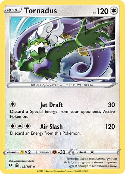 Tornadus - 142/185 (Holo Rare) [VIV-142-HR]