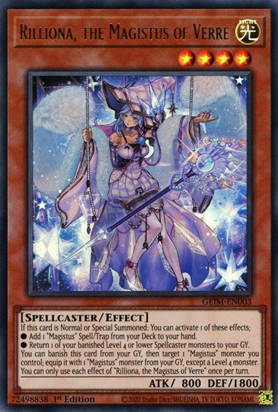 Rilliona, the Magistus of Verre (Ultra Rare) [GEIM-EN003-UR]