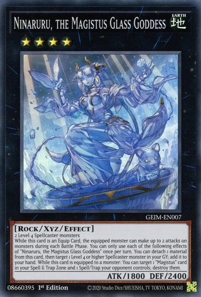 Ninaruru, the Magistus Glass Goddess (Super Rare) [GEIM-EN007-SuR]