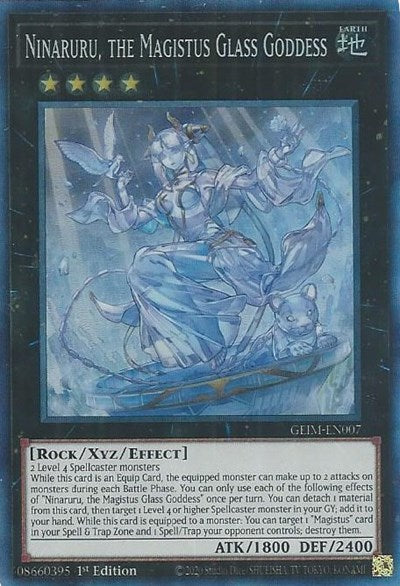 Ninaruru, the Magistus Glass Goddess (Collector's Rare) [GEIM-EN007-CR]