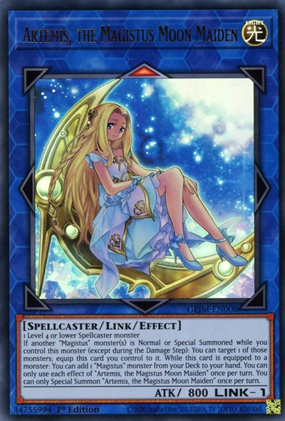 Artemis, the Magistus Moon Maiden (Ultra Rare) [GEIM-EN008-UR]