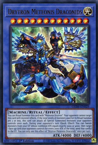 Drytron Meteonis Draconids (Ultra Rare) [GEIM-EN029-UR]