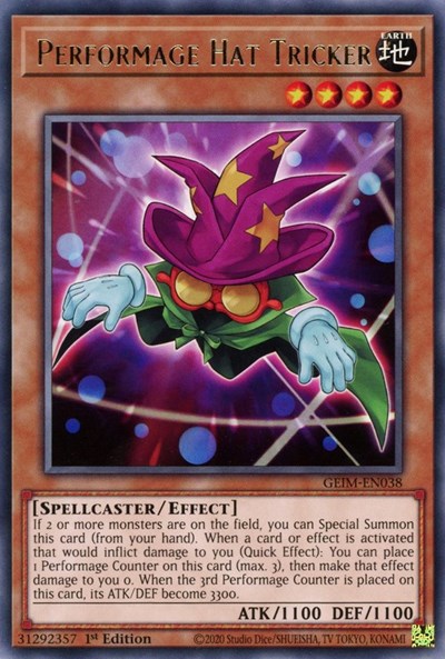Performage Hat Tricker (Rare) [GEIM-EN038-R]