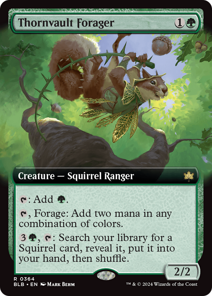 Thornvault Forager - Extended Art [BLB-364]