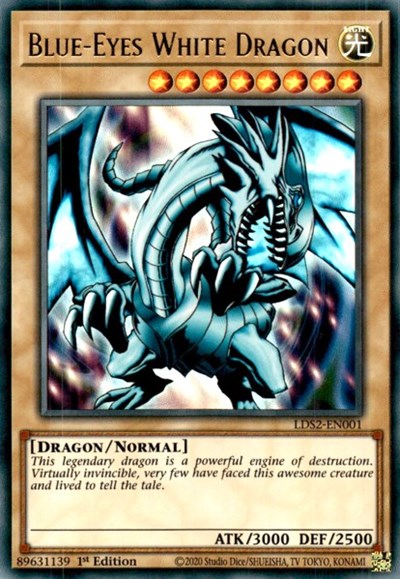 Blue-Eyes White Dragon (Ultra Rare) [LDS2-EN001-UR]