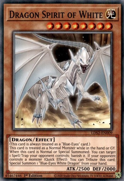 Dragon Spirit of White (Common) [LDS2-EN009-C]