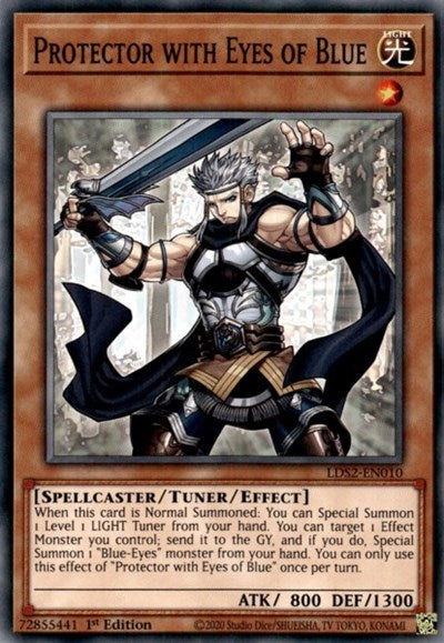Protector with Eyes of Blue (Common) [LDS2-EN010-C]