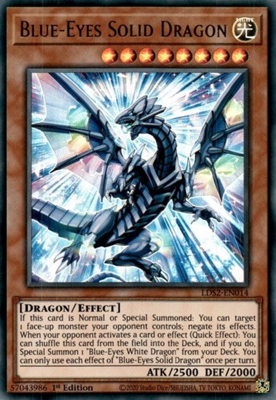 Blue-Eyes Solid Dragon (Ultra Rare) [LDS2-EN014-UR]