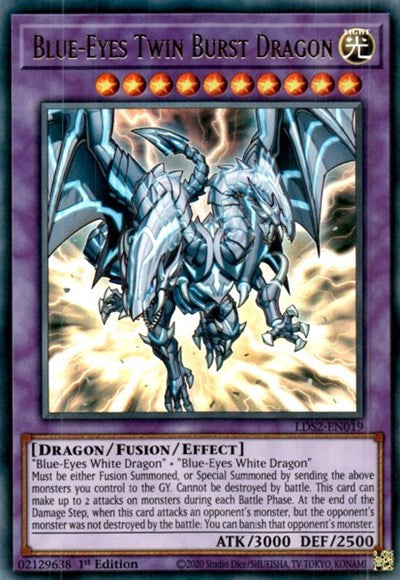 Blue-Eyes Twin Burst Dragon (Ultra Rare) [LDS2-EN019-UR]
