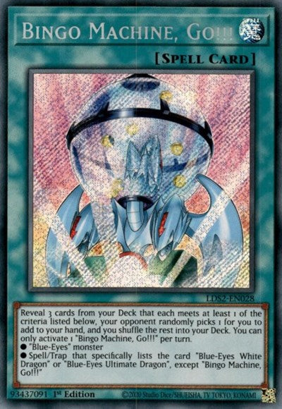 Bingo Machine, Go!!! (Secret Rare) [LDS2-EN028-SeR]