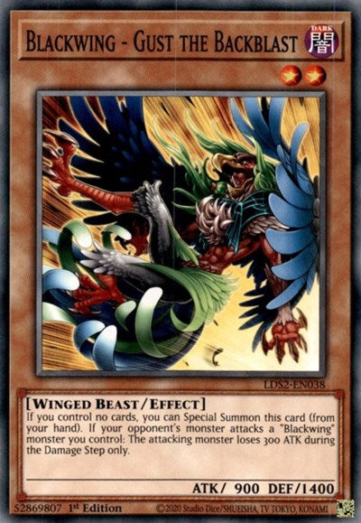 Blackwing - Gust the Backblast (Common) [LDS2-EN038-C]