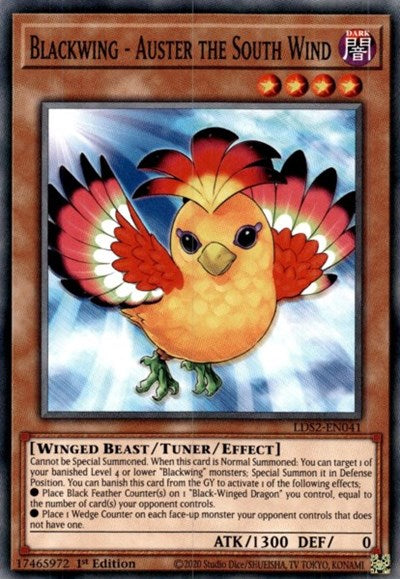 Blackwing - Auster the South Wind (Common) [LDS2-EN041-C]