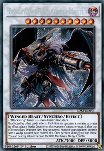 Blackwing Full Armor Master (Secret Rare) [LDS2-EN044-SeR]