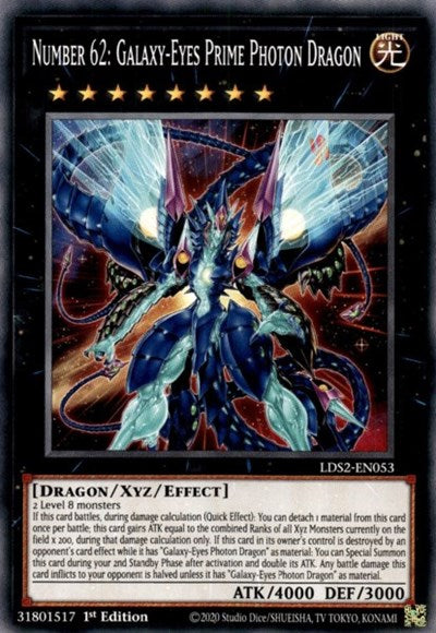 Number 62: Galaxy-Eyes Prime Photon Dragon (Common) [LDS2-EN053-C]