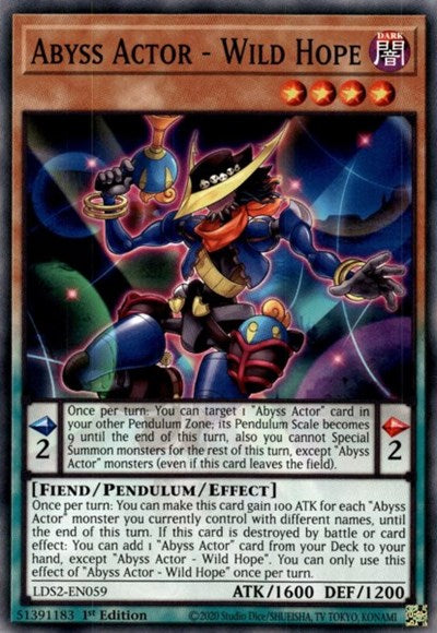 Abyss Actor - Wild Hope (Common) [LDS2-EN059-C]