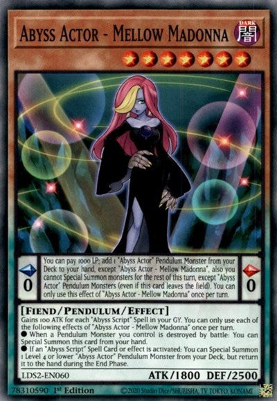 Abyss Actor - Mellow Madonna (Common) [LDS2-EN060-C]