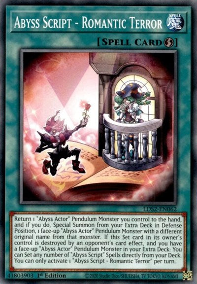 Abyss Script - Romantic Terror (Common) [LDS2-EN062-C]