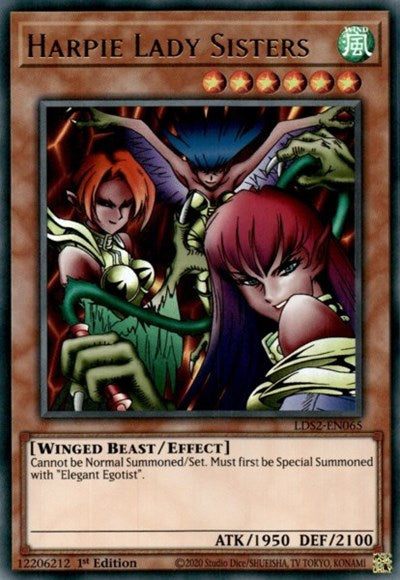 Harpie Lady Sisters (Ultra Rare) [LDS2-EN065-UR]