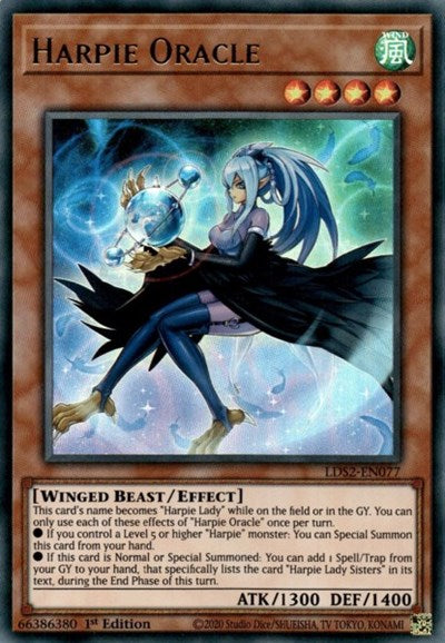 Harpie Oracle (Ultra Rare) [LDS2-EN077-UR]