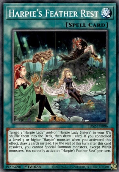 Harpie's Feather Rest (Common) [LDS2-EN086-C]