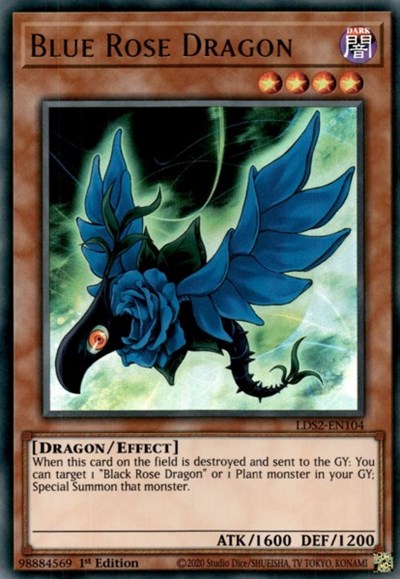 Blue Rose Dragon (Ultra Rare) [LDS2-EN104-UR]