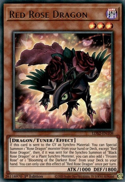 Red Rose Dragon (Ultra Rare) [LDS2-EN108-UR]