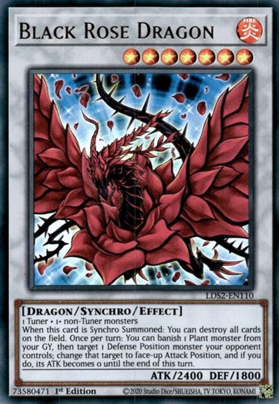 Black Rose Dragon (Ultra Rare) [LDS2-EN110-UR]