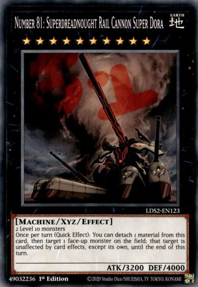 Number 81: Superdreadnought Rail Cannon Super Dora (Common) [LDS2-EN123-C]