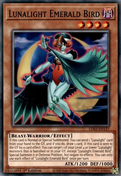 Lunalight Emerald Bird (Common) [LDS2-EN127-C]