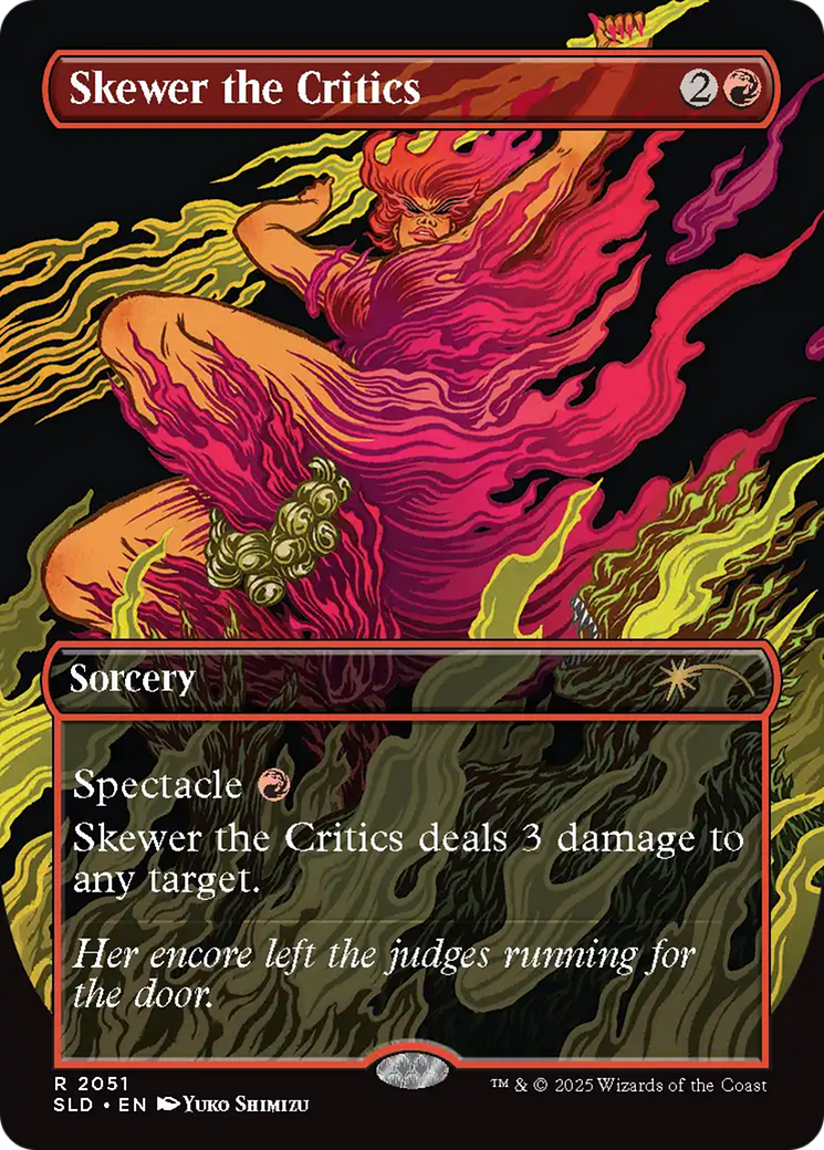 Skewer the Critics - Borderless - Full Art [SLD-2051]