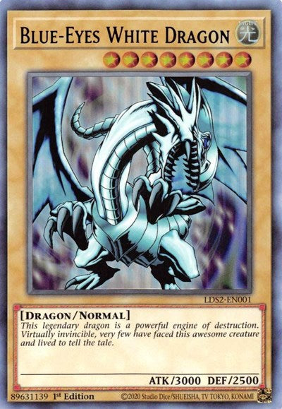 Blue-Eyes White Dragon (Ultra Rare) (Purple) [LDS2-EN001-UR-P]