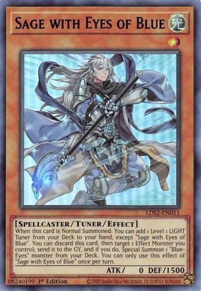 Sage with Eyes of Blue (Ultra Rare) (Blue) [LDS2-EN011-UR-B]