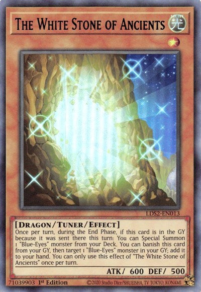 The White Stone of Ancients (Ultra Rare) (Blue) [LDS2-EN013-UR-B]